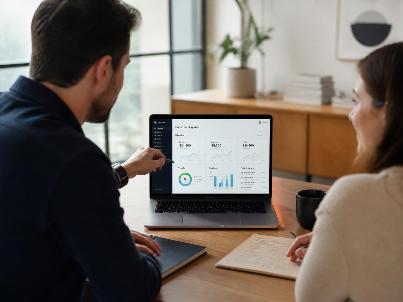 Workatool platform in use — the operating system for service businesses